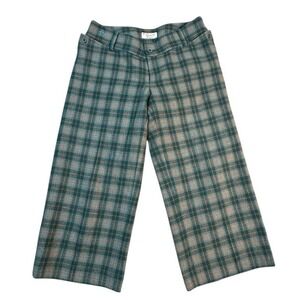 Penguin Wool Green Plaid Pants Sz‎ 4 Lined Wool & Viscose